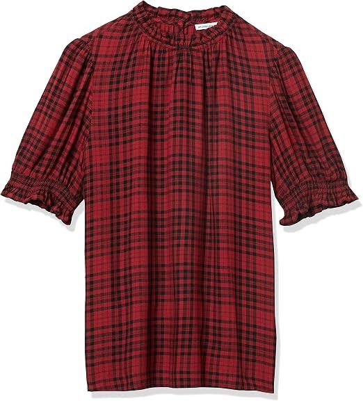Red Plaid Blouse image 3